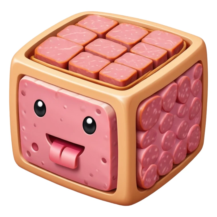 spam meat land playful landscape sticker