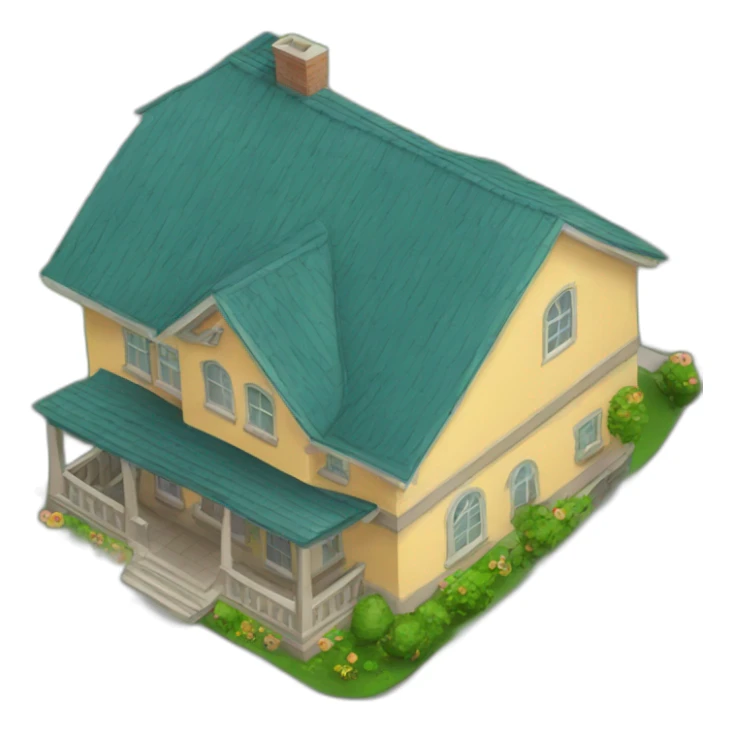 House from above sticker