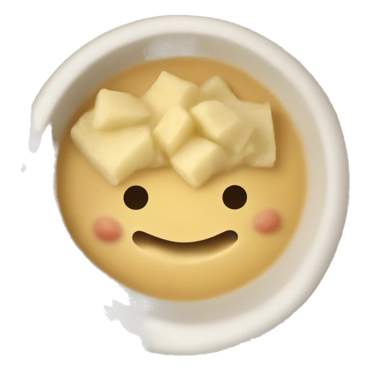 baked potatoe soup in a bowl sticker