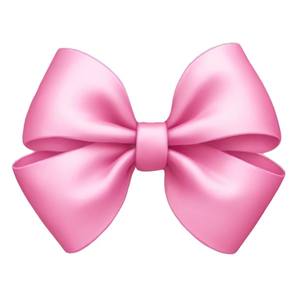 Baby pink bow sticker