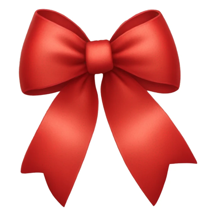 Red bow  sticker