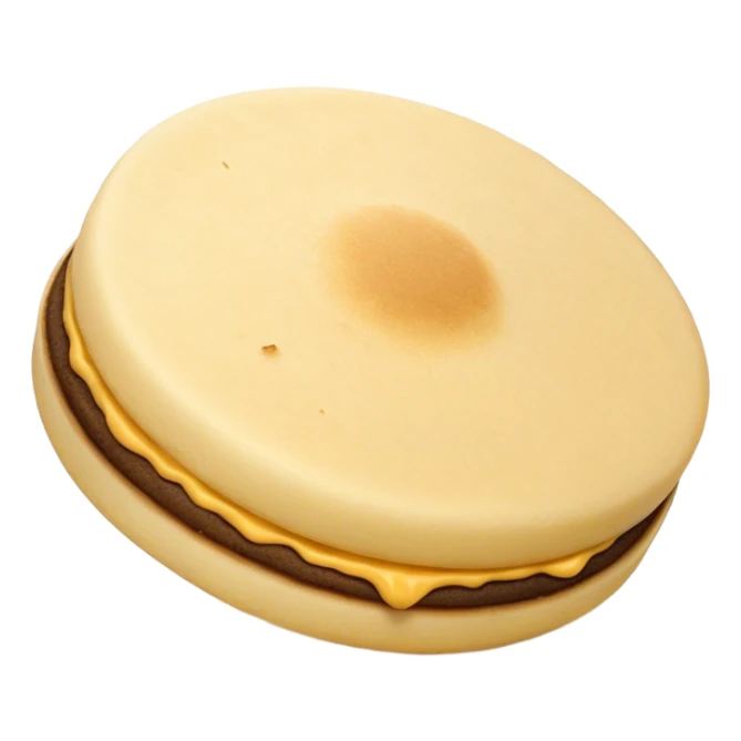 Cinematic Realistic image of a simple, single Colombian arepa, rendered with soft, golden cornmeal textures and delicate, crispy edges, set on a neutral background with gentle, natural lighting that highlights its traditional, comforting simplicity. sticker