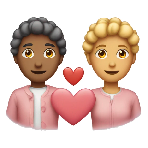 Symbols-Hearts-couple-coloured-pastel-shade sticker