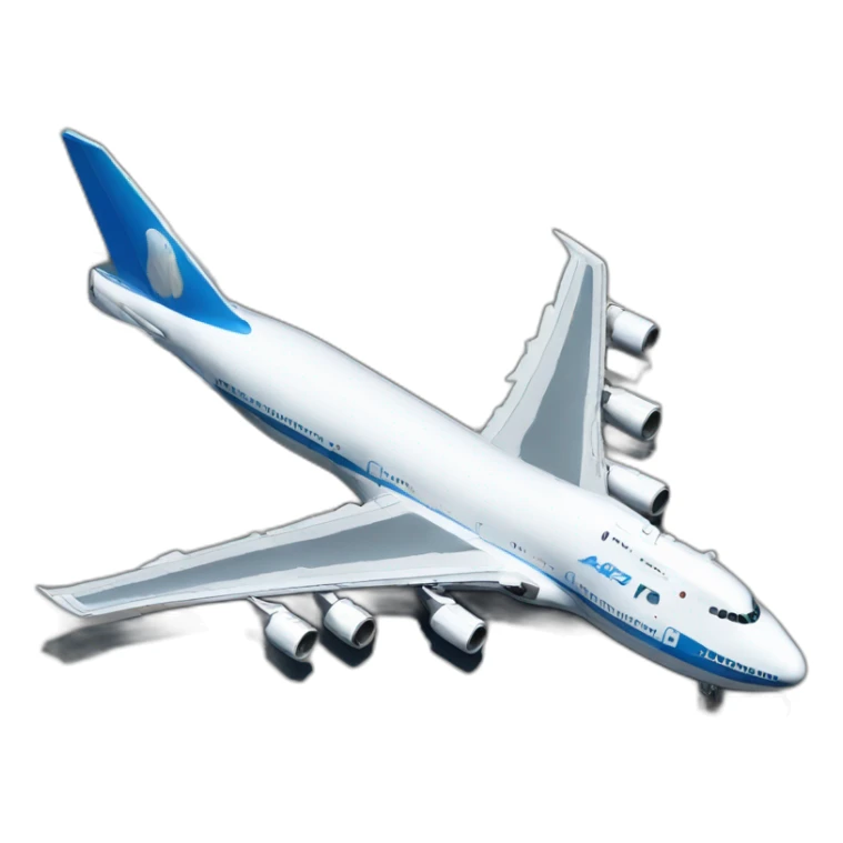 Boeing 747 sticker