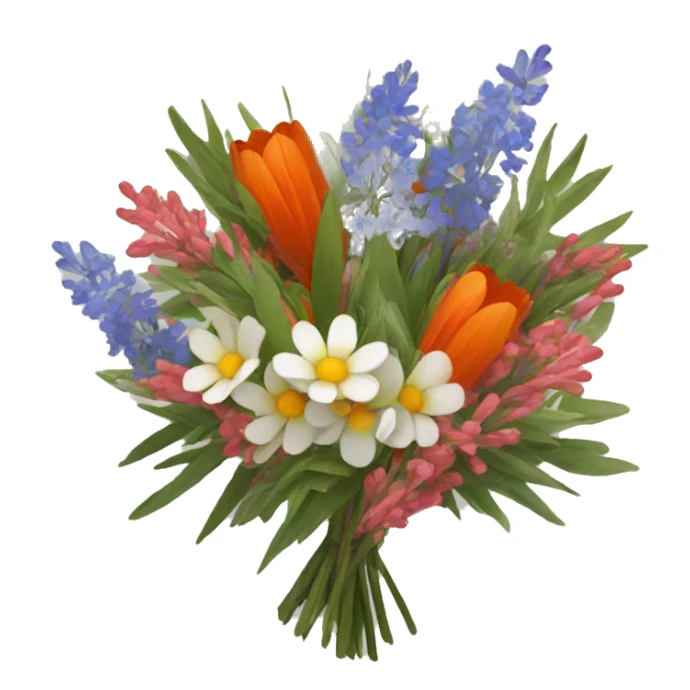 bouquet of native australian flowers sticker