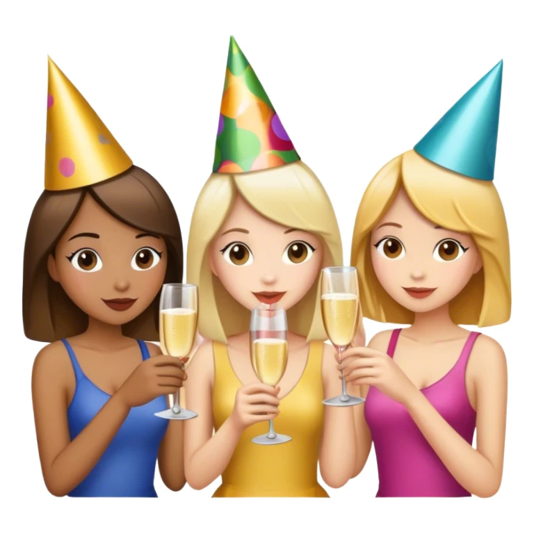 Girly Girl bachelorette party sticker