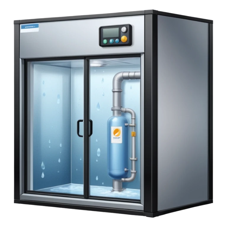 ambient and refirigeration warehouse at an angle cold sticker