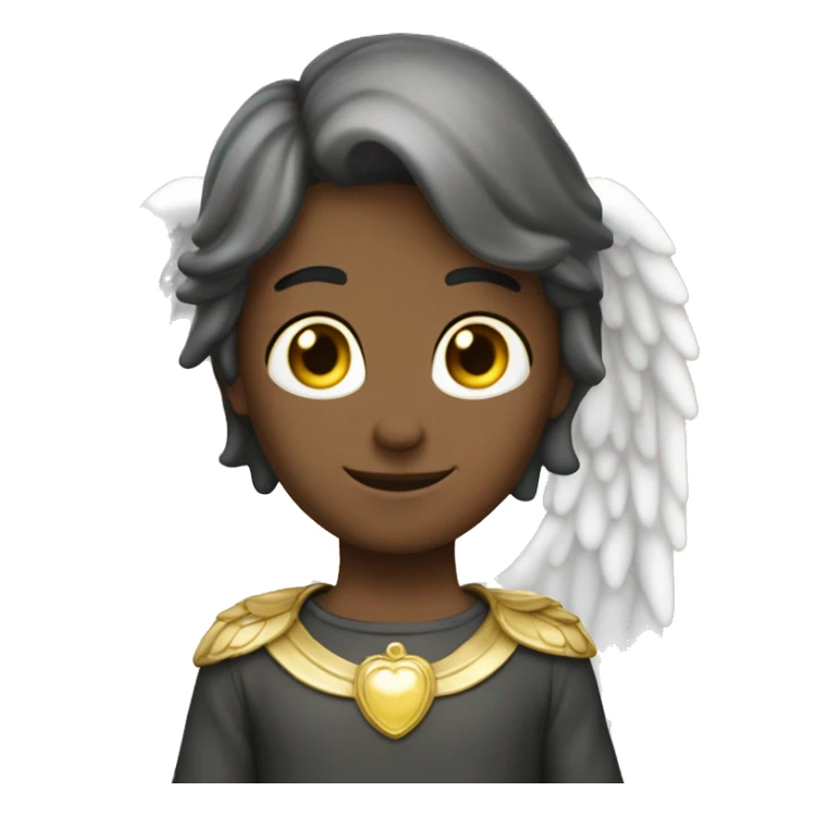 Angel todo de oro alas doradas extendidas  sticker