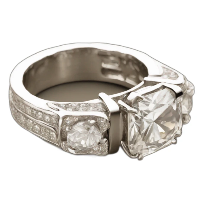 MAIN AVC UNE BAGUE AVC UN T sticker