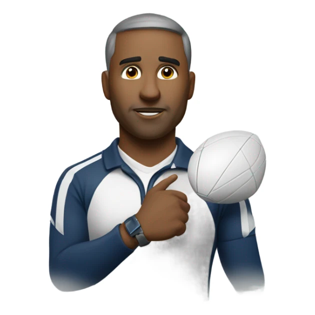 Football coach at the fire station sticker