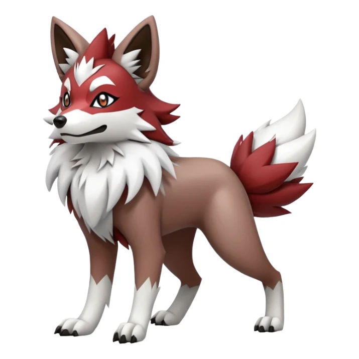  Zigzagoon-Lycanroc-Hybrid (Full body) sticker