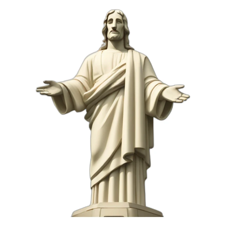 The statue of Christ the Redeemer sticker