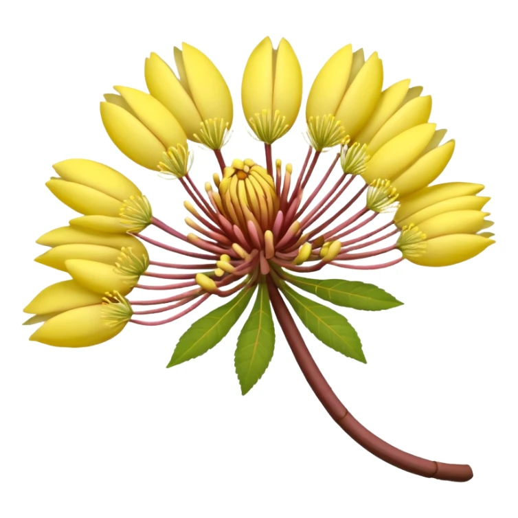 Albizia lebbeck flower sticker
