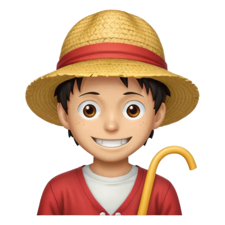 J’aimerais que tu me crées un emoji sur Monkeydi Luffy sticker