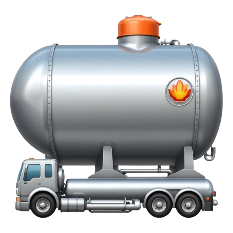 create an ultra realistic American modern gas tanker sticker