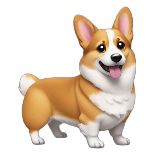 corgi disco sticker
