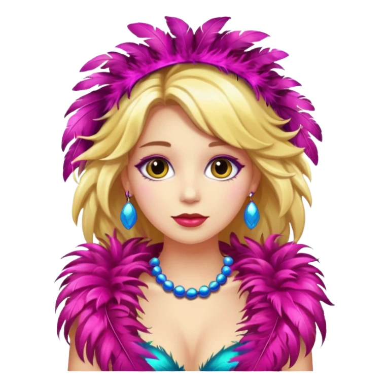 Une fille qui porte une feullara  sticker