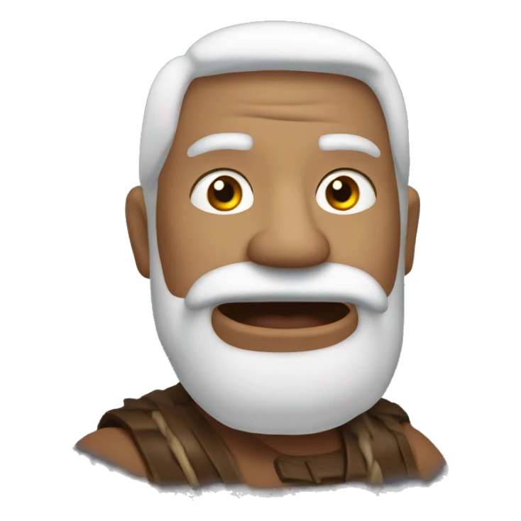 hombre con las caractristicas de la ulua moche  sticker