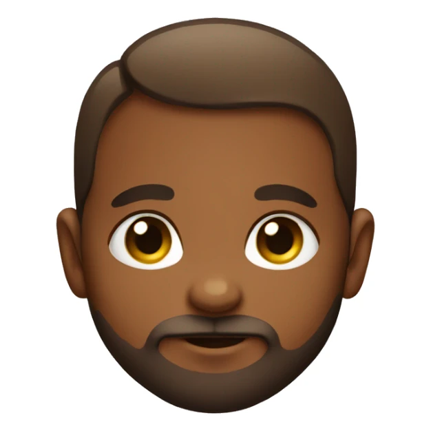 Baby wearing beard sticker