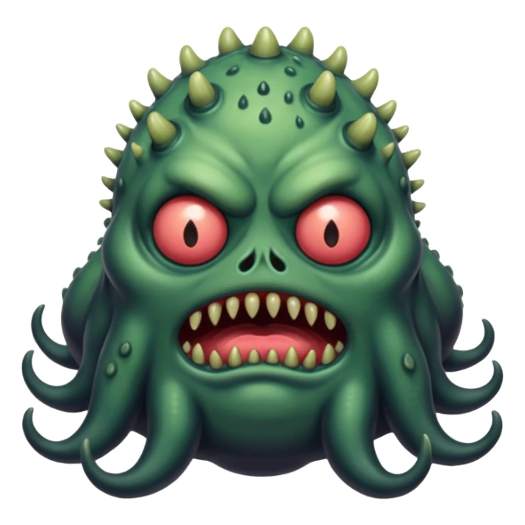 shoggoth angry sticker