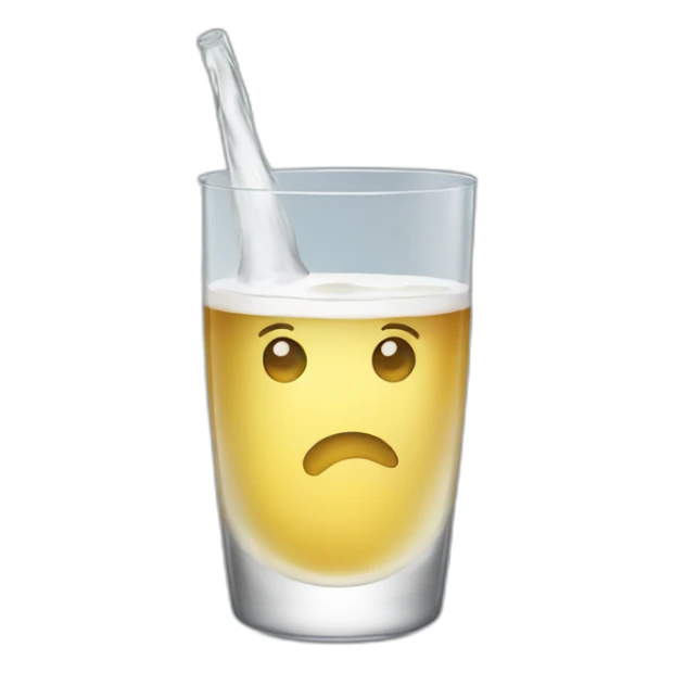 glass of vodka sticker