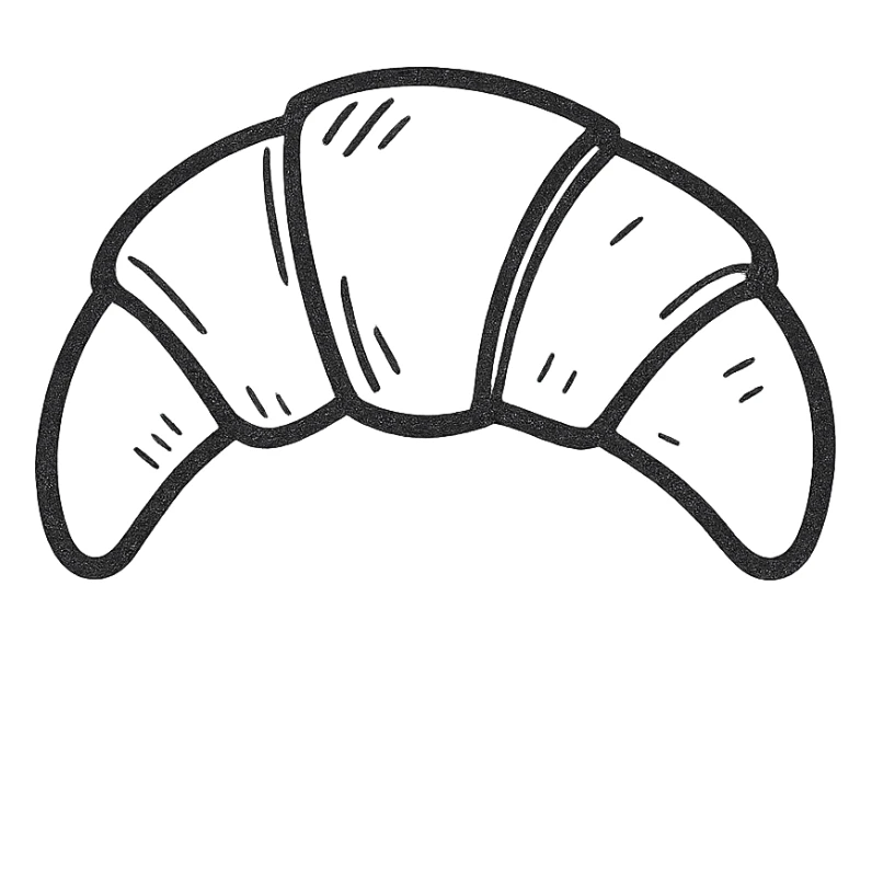 croissant sticker
