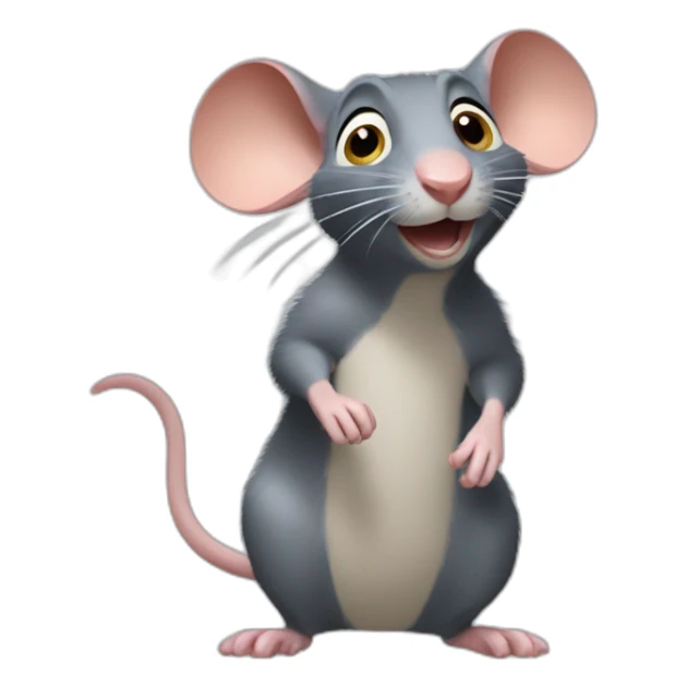 remy the rat from ratatouille sticker