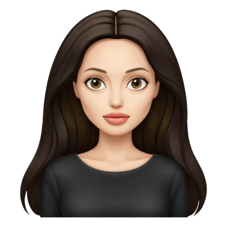 Angelina Jolie up to the waist sticker