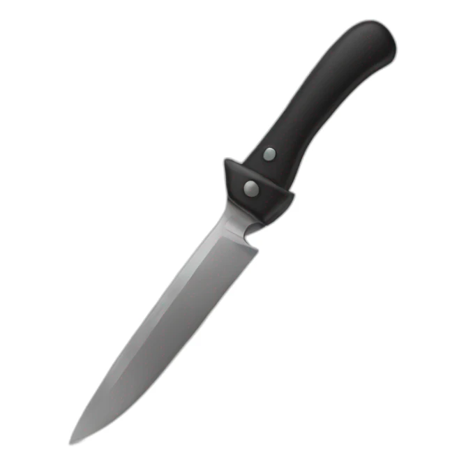 leg and knife sticker