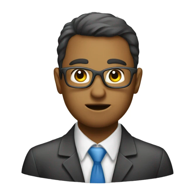 Creat Emoji About Being Silent  i the work place But Be Hard Worker for teacher  sticker