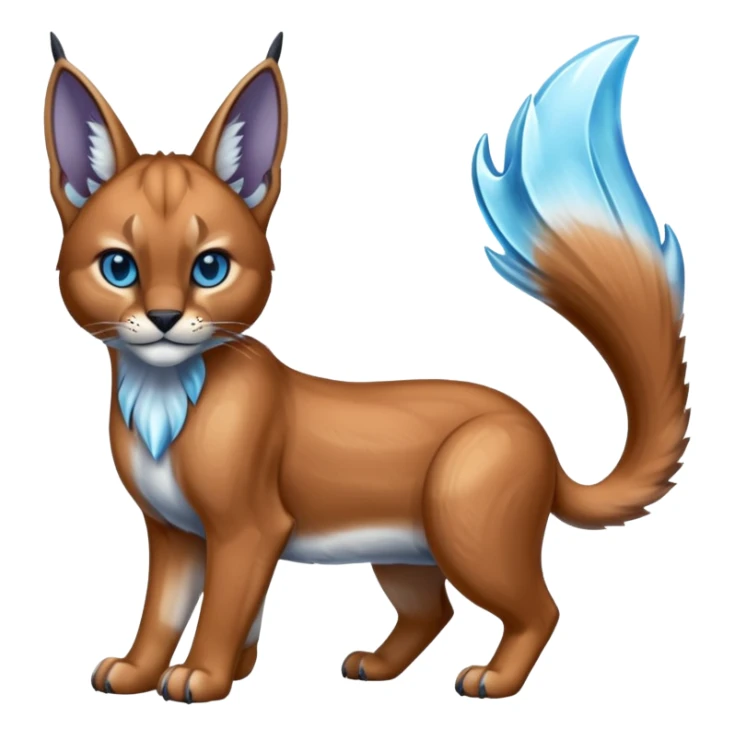 Scaley Shiny Glacial Rhypherior-Caracal-dog sticker