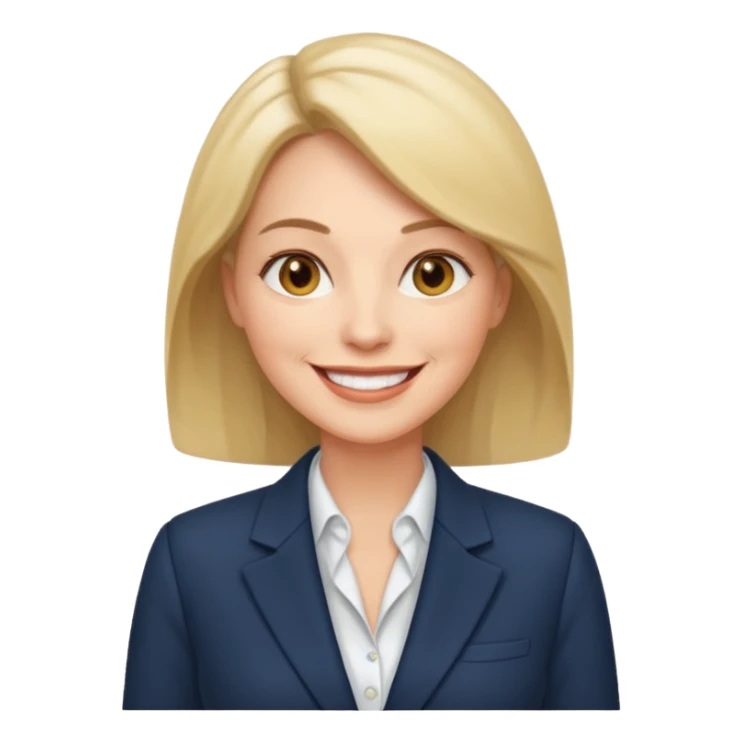 business woman middle aged sticker