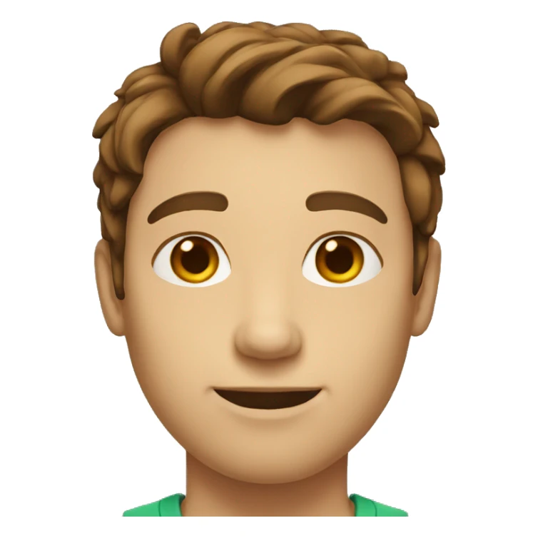 35 year old male with brown hair  sticker