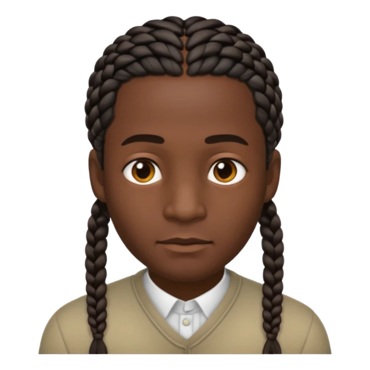 👦🏽 punle trenzas cortas de hombres pero que sea moreno  sticker