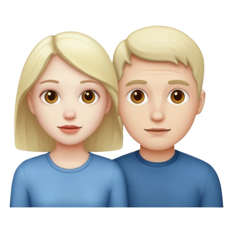 i want two person nicke eatche athore sticker