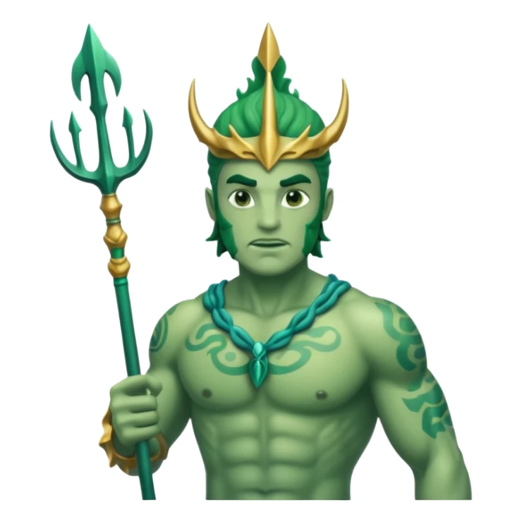 atlantis man OF THE SEA sticker