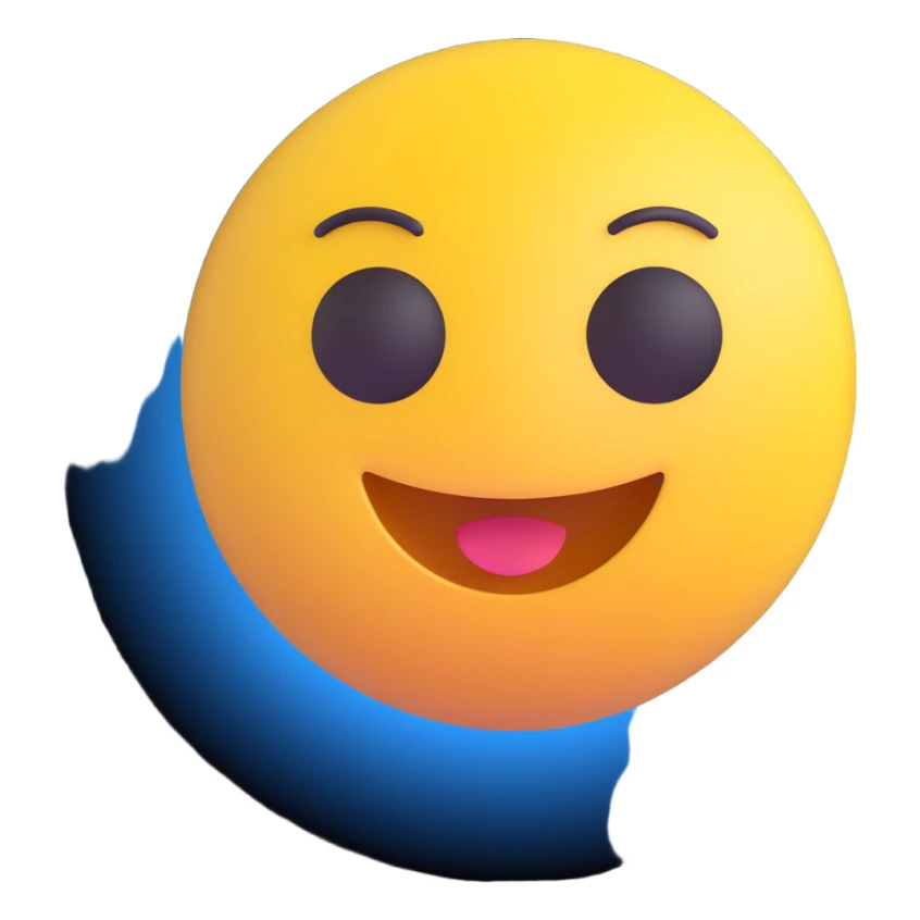 A bold yellow emoji face with the text “L 5” clearly written on it in black letters, centered sticker