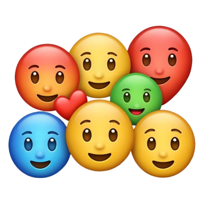 Emoji with EL word sticker