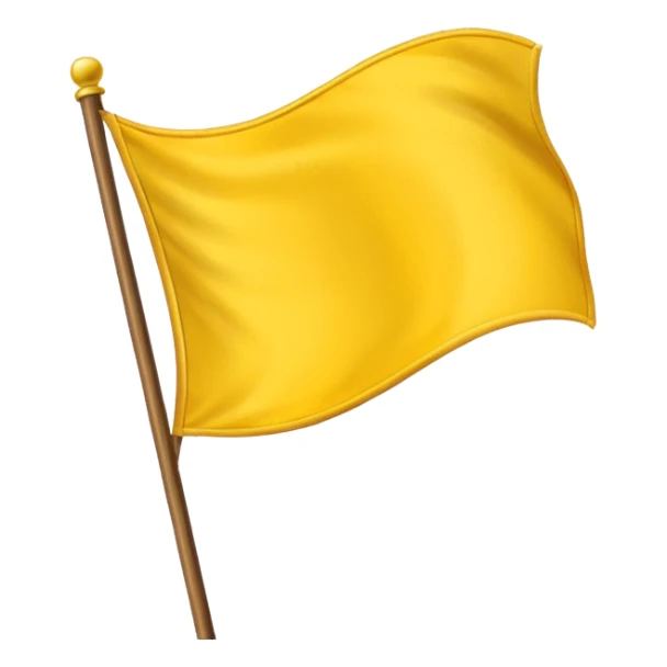 Create a yellow flag  sticker