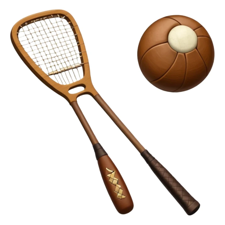 Hurley and sliotar as in what's used for the Irish sport  sticker