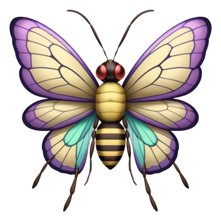Beedrill-Butterfree-Beautifly-Venomoth-fusion sticker