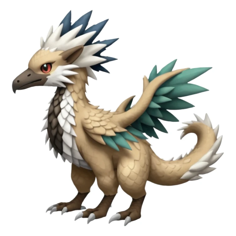 Trico-Silvally-Fakémon-creature-fusion (full body) sticker