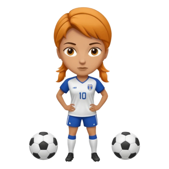 Futbolista femenina sticker