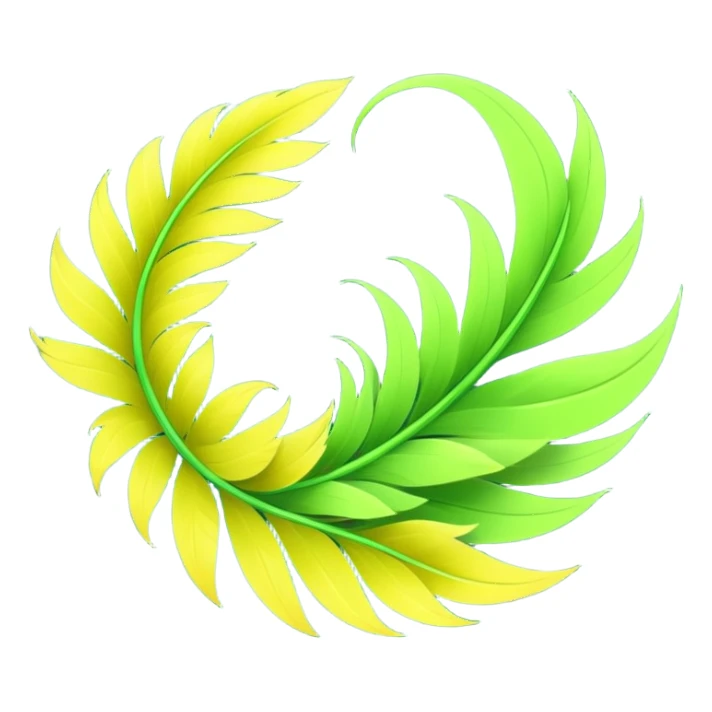 Elemental grass-flying-type magical colorful exotic animesque Pokémon-Fakémon-animal-creature sticker