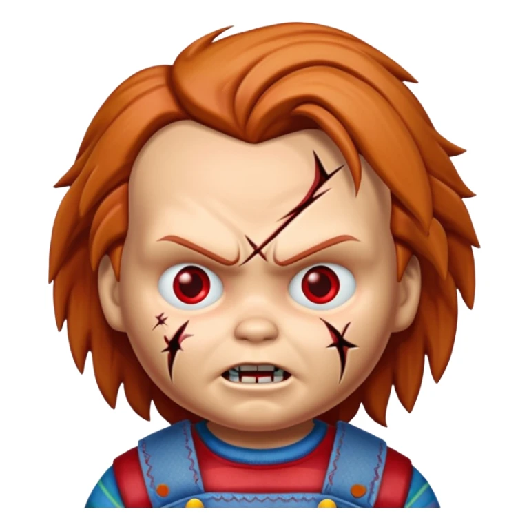 Un emojin de chuky sticker