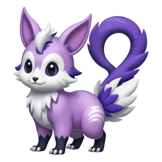 Shiny Furret-Absol-Noibat-Hybrid (Full body) sticker