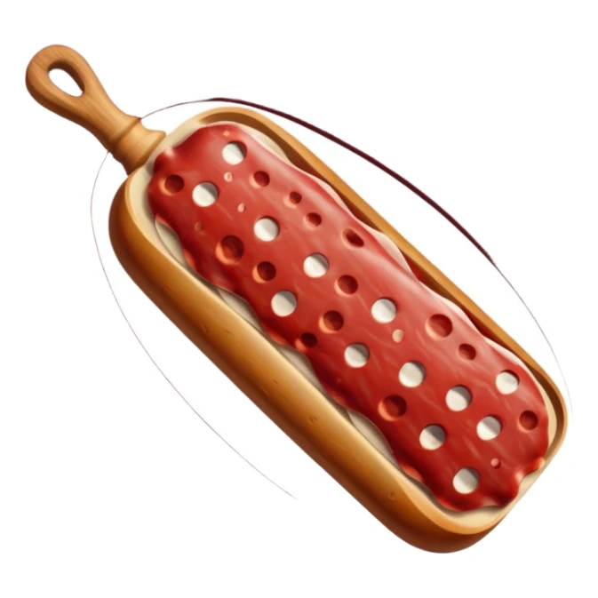 salame piccante (colorazione piu' rosso scuro) sticker