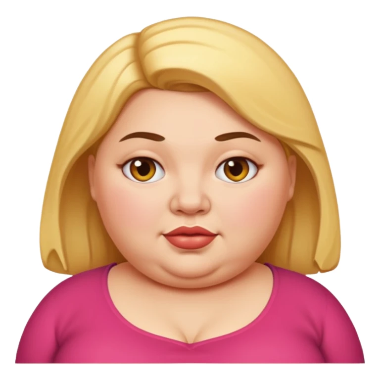 Fat woman sticker