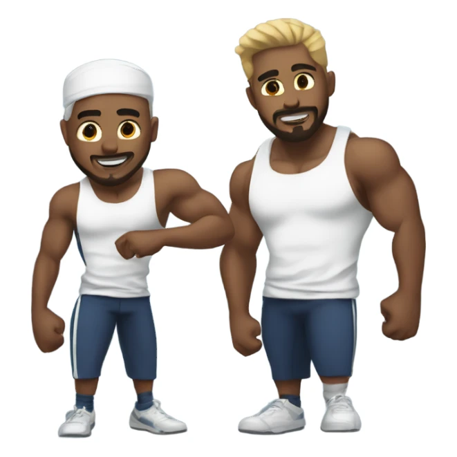 ADVENTURES OF CHAD AND JAMAL: THE GYM BOIS sticker