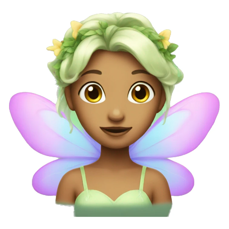 Pretty fairy sticker